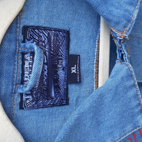 Unisex Brooklyn Cloth Denim Jacket Size XL New with tags - Picture 5 of 6